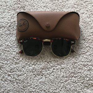Clubmasters Leopard/G15 Sunglasses